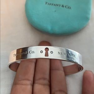 Tiffany & Co Double Diamond Keyhole Bracelet